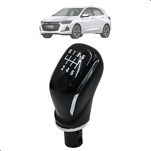 Bola De Câmbio Onix Plus Novo Onix 2020 2021 2022 2023 6M Aro Cromado