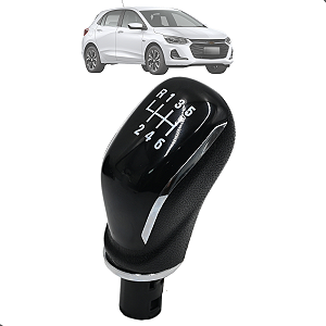 Bola De Câmbio Onix Plus Novo Onix 2020 2021 2022 2023 6M Aro Cromado