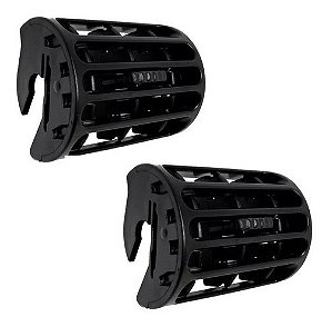 Par Difusor Saida De Ar Lateral Clio 2000 01 02 03 04 05 06 07 A 2016 Preto