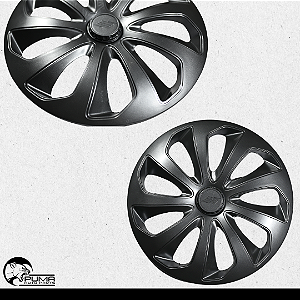 Calota Velox Grafite Universal Aro 13 14 15 Unidade