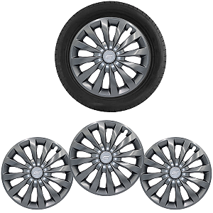 Jogo 4 Calota Passat Cc Aro 13 Gm Corsa Celta Montana Spin Universal
