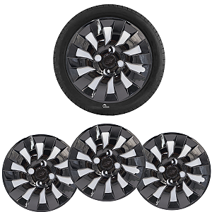 Kit 4 Calota Street Aro 14 Universal Fiesta Spin Cobalt Cruze Onix