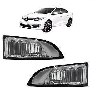Par Pisca Do Espelho Retrovisor Fluence Megane 2011 2012 2013 2014 2015 2016 2017 2018