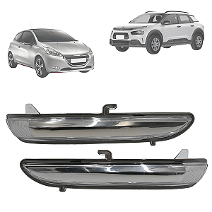 Par Pisca Do Espelho Retrovisor Peugeot 2008 208 Citroen C4 Cactus