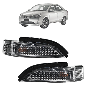 Par Pisca Do Espelho Retrovisor Etios Hatch Sedan 2013 Até 2022