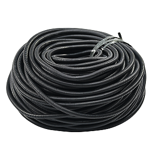 Tubo Conduite Corrugado Anti Chama 3/16 4,5MM Rolo 25 Metros