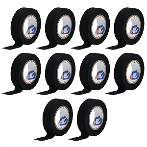 Kit 10 Fita Isolante Chicote Tecido Lonada Pano 19mm X 10metros