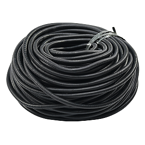 Tubo Espaguete Corrugado 15,8mm 5/8 100 Metros Anti Chamas