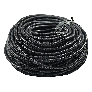 Rolo Espaguete Tubo Corrugado 50 Metros 12,7MM 1/2" Anti-chamas