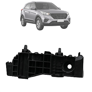 Suporte Guia Parachoque Creta 2017 2018 2019 2020 2021 Dianteiro