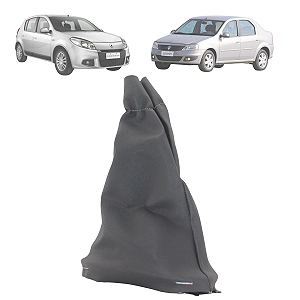 Coifa Câmbio Logan 2007 A 2013 Sandero 2007 08 09 10 A 2014 Preto