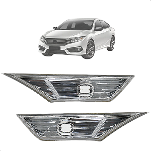 Par Pisca Lateral Para-lama Honda Civic 2017 2018 2019 2020 2021