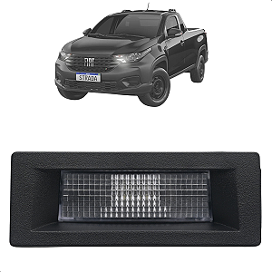 Luz Placa Fiat Strada 2020 2021 2022 2023 LED
