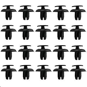 20 Grampos Do Para-choque Eclipse Colt L200 Lancer Pajero Full