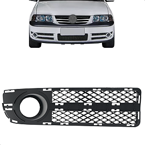 Moldura Grade Milha Gol Giii 2003 2004 2005 Com Furo Preta