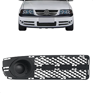 Moldura Grade Farol Milha Sem Furo Gol G3 2003 2004 2005 Preta