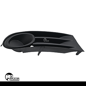 Moldura Grade Farol Milha Gol G5 2008 2009 2010 2011 2012 Preto Sem Furo