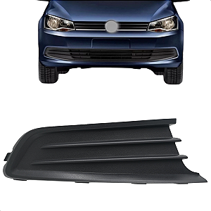 Moldura Grade Farol Milha Gol G6 2012 2013 2014 2015 2016 Preta Sem Furo