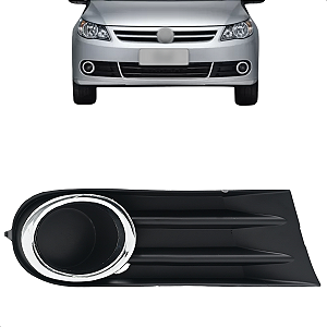 Moldura Milha Gol G5 2008 2009 2010 2011 2012 Sem Furo Aro Cromado