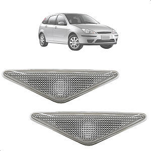 Par Pisca Lateral Dianteiro Ford Focus Mondeo 1999 Até 2006 Cristal