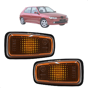 2 Lanterna Pisca Paralama Lateral  Peugeot 306 Partner 1999 2000 2001 2002 2003