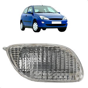 Pisca Seta Dianteira Parachoque Focus 1999 2000 2001 2002 Cristal