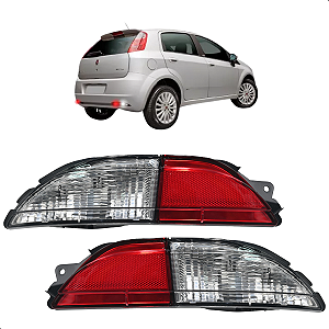 Par Lanterna Luz Ré Parachoque Fiat Punto 2008 2009 2010 2011 2012 Fitam
