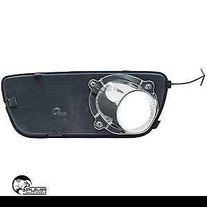 Moldura Tampa Milha Palio 2004 2005 2006 2007 2008 2009 Com Furo Cinza Aro Cromado