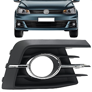 Tela Grade Milha Voyage Gol G7 2016 2017 Com Furo Aro Cromado