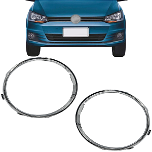 Par Aro Da Moldura Cromado Fox 2015 2016 2017 2018 2019 2020 2021