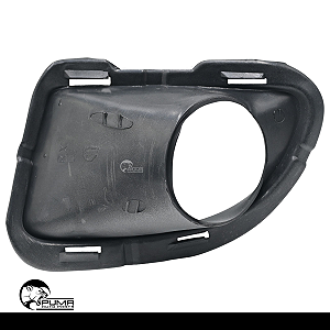 Grade Moldura Milha Com Furo Punto 2007 2008 2009 2010 2011 2012 Preta