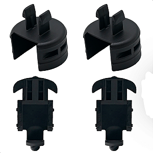 Kit Bucha Reparo Dobradiça Tampa Caçamba Montana 2004 05 06 07 08 09 2010