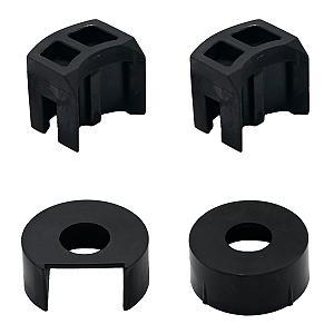 Kit 4pçs Bucha Reparo Tampa Traseira Dobradiça S10 1995 96 97 98 99 a 2011