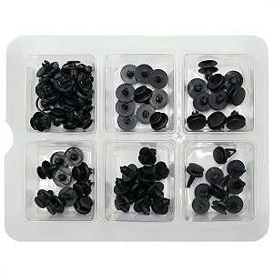 Kit 70 Presilhas Grampos Parabarro Variados Universal Carro