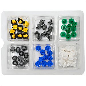 Kit 70 Presilha Grampo Para-lama Spoiler Frisos Universal Carro