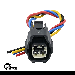 Chicote Plug Bomba Combustível 4 Vias Toyota Mazda Titan 150cc