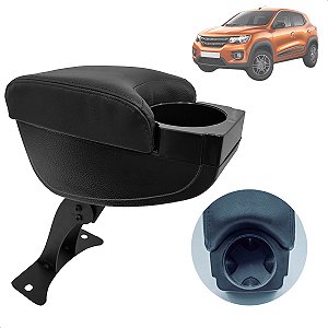 Encosto Apoio Braço Renault Kwid 2017 2018 2019 2020 2021 2022 2023 Porta Copos