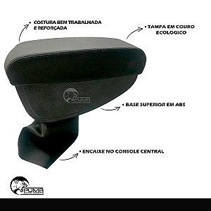 Encosto Descanso Braço Apoio Captur 2017 2018 2019 2020 2021 Couro