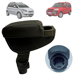 Suporte De Braço Porta Copos  Doblo 2002 Até 2021 e Idea 2006 Até 2016 Porta Copos
