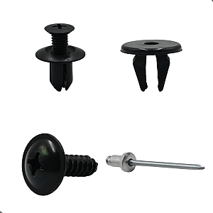 Kit 15 Presilhas Grampos Parabarro Dianteiro Elantra 2012 2013 14 15 2016