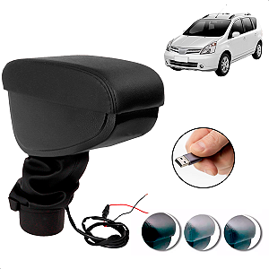 Apoio De Braço Com Usb Livina 2009 2010 2011 2012 2013 2014