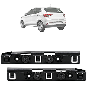 Par Guia Parachoque Traseiro Argo Pulse 2017 2018 2019 2020 2021 2022 2023