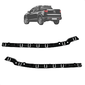 Par Suporte Guia Parachoque Toro 2016 2017 2018 2019 2020 2021 Traseiro