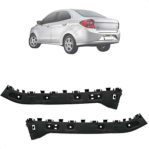 Par Suporte Guia Parachoque Ka Sedan 2019 2020 2021 Traseiro