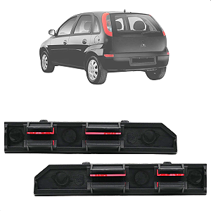 Par Guia Suporte Parachoque Corsa Hatch 2002 03 04 05 06 07 A 2012 Traseiro