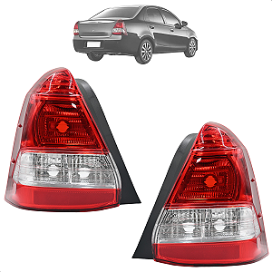 Par Lanterna Traseira Etios Sedan 2013 2014 2015 2016 17 2018