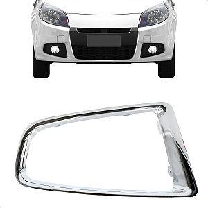 Moldura Copo Milha Sandero 2012 2013 2014 Cromado