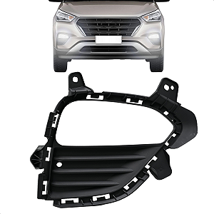 Grade Moldura Milha Creta 2017 2018 2019 2020 Com Furo