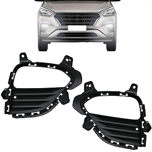 Par Grade Moldura Milha Creta 2017 2018 2019 2020 Com Furo