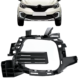 Moldura Suporte Farol Milha Auxiliar Captur 2017 2018 2019 2020 2021